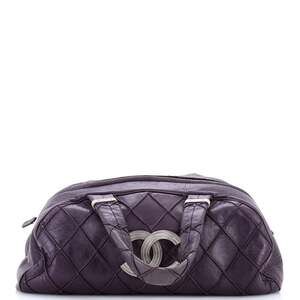 Chanel Cc Bowler Bag Quilted Leather #247593C87B